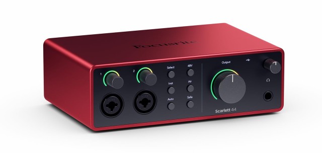 Focusrite Scarlett 4i4 4th Gen オーディオインターフェイス