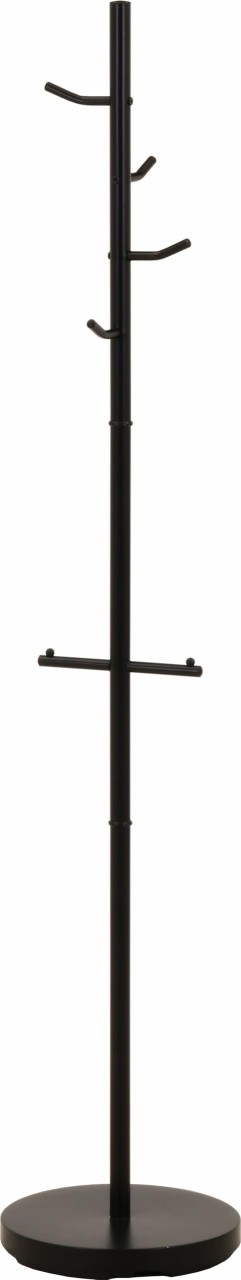 不二貿易 リュックハンガー ポールハンガー ハンガーラック 幅33.5×奥行33.5×高さ172cm マットブラック 推薦耐荷重約9kg 27955の通販は 6,794円