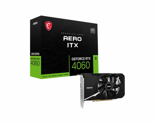 MSI 8GB D6 RTX 4060 AERO ITX 8G OC