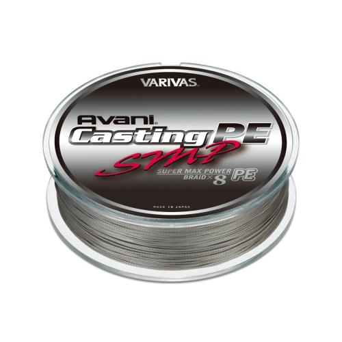 VARIVAS(バリバス) PEライン アバニ キャスティングPE スーパーマックスパワー 300m 6号 MAX90lb 8本 ステルスグレー