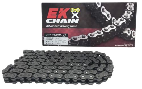 イーケー(EK) QXリングシールチェーン 520SR-X2 スチール 110L スクリュージョイント