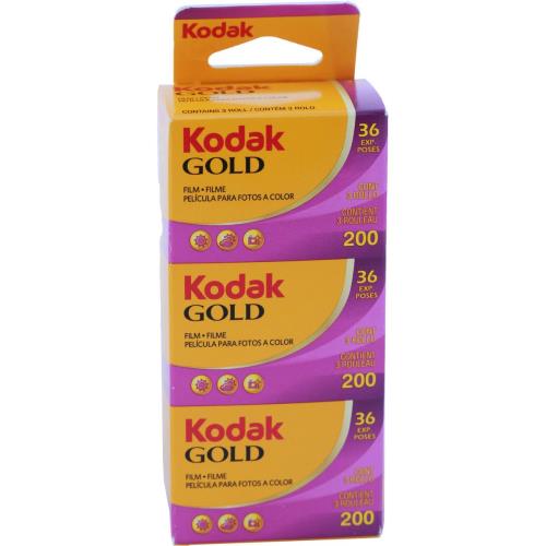 Kodak カラーネガフィルム GOLD 200 35mm 36枚撮 3本set 1880806