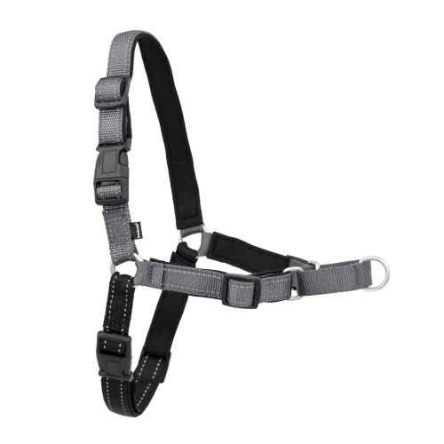 PetSafe（ペットセーフ） デラックス イージーウォークハーネス 犬用 引っ張り防止 散歩 トレーニング用ハーネス Sサイズ／スチールシルバー×ブラック