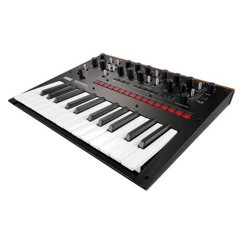 KORG モノフォニック アナログ シンセサイザー monologue BK モノローグ ブラック 25鍵 16ステップシーケンサー オシロスコープ搭載 電池駆動 軽量 持ち運びに最適