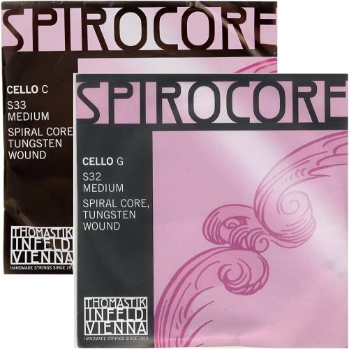SPIROCORE スピロコア チェロ弦GC線タングステン セット