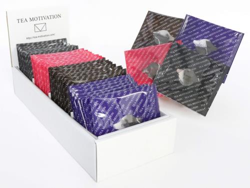 TEA MOTIVATION 紅茶 ギフト 紅茶ギフト ティーバッグ Office 4種アソート40包入 アールグレイ ダージリン アッサム ももりんご ホワイトデー 母の日