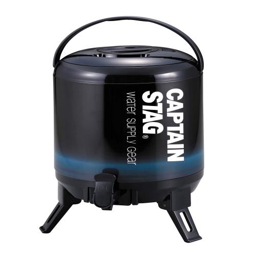 キャプテンスタッグ(CAPTAIN STAG) ジャグ ウォータージャグ タンク 最後まで注げるジャグ 容量8L/1栓 保温・保冷タイプ ネイビー UE-2027