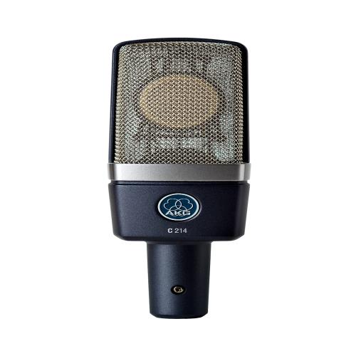 AKG (アーカーゲー) C214-Y4 C414 XL？と同等のダイヤフラム ボーカル/アコギ/ピアノ/弦楽器/管楽器/ドラム/パーカッションの収音に最適 [ヒビノ正規輸入品] サイドアドレス型コンデンサーマイクロホン