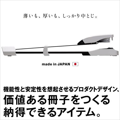 マックス ホッチキス バイモ11 ロング 中とじ 100本装填 ホワイト HD-11DB/W_1