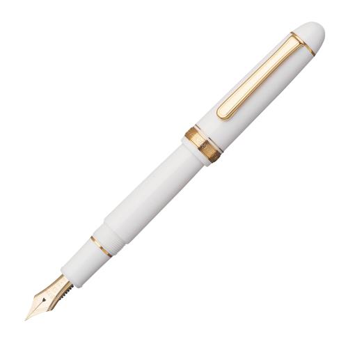 プラチナ万年筆 万年筆 #3776 センチュリー シュノンソーホワイト 極細 PNB-15000#2-1