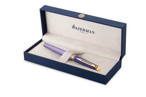 WATERMAN ウォーターマン 万年筆 F 細字 メトロポリタン エッセンシャル パープルGT 2180127 両用式 正規輸入品