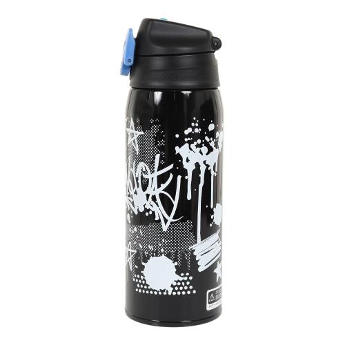 サーモス 水筒 真空断熱2ウェイボトル 0.8L/0.83L ブラックブルー 直飲み コップ付き 子供用 通園通学 FJJ-801WF BK-BL_3