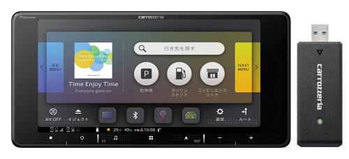 Pioneer カーナビ AVIC-RW920-DC 7インチ 200mmワイド 楽ナビ 無料地図更新 フルセグ DVD CD Bluetooth SD USB HDMI HD画質 ネットワークスティックセット カロッツェリア