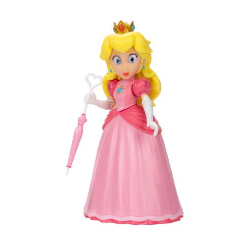三英貿易 ザ・スーパーマリオブラザーズ・ムービー アクションフィギュア ピーチ W7.5×D7.5×H14.5cm 雑貨 TSM-03