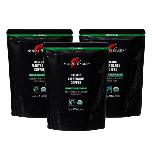 マウントハーゲン オーガニック フェアトレード インスタントコーヒー カフェインレス 詰替用 200g×3個
