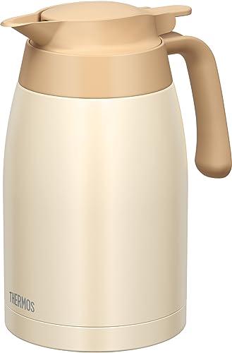 サーモス ステンレスポット 1.5L クリームホワイト 保温ポット 魔法びん構造 TTB-1501 CRW