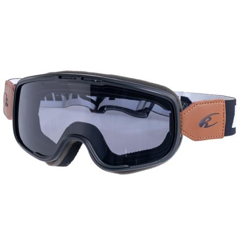 コミネ(KOMINE) バイク用ゴーグル メガネ対応 紫外線99%カット 本革 HK-500 Black Smoke Free 6,764円