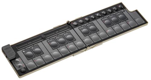 KORG(コルグ) MIDIキーボードnanoKEY Fold 25鍵盤/コンパクト/コントローラー/DTM/USB/パスパワー/プラグイン付属 サンドベージュ NANOKEY-FD SB