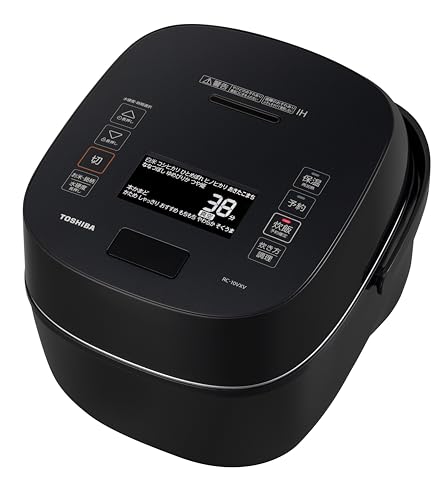 TOSHIBA(東芝) 炊飯器 炎匠炊き 5.5合 RC-10VXV(K) グランブラック 真空圧力IHジャー炊飯器 大火力 真空保温 白米40時間
