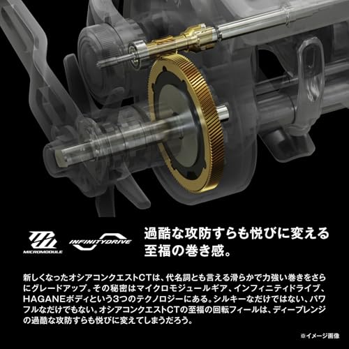 シマノ(SHIMANO) ベイトリール 25オシアコンクエスト CT 200MG (右)_2