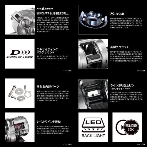 シマノ(SHIMANO) ベイトリール 25オシアコンクエスト CT 201HG (左)_6
