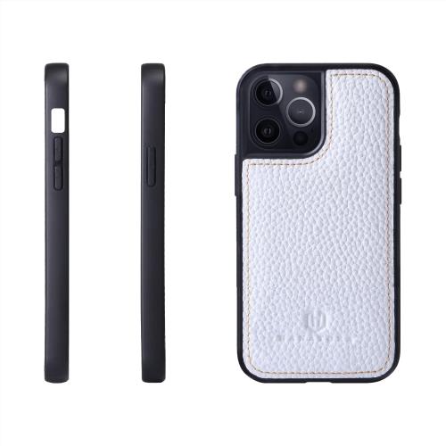 HANATORA iPhone8 7 SE3 SE2 (第3世代 第2世代) ケース 本革 耐衝撃 スマホケース スマホ コードホルダー 付き シュリンクカーフレザー ギフト バンパー型 マグネットなし ホワイト SPG-8-White