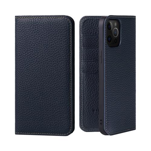 HANATORA iPhone12ProMax ケース 手帳型 本革 スマホケース スマホ スタンド コードホルダー 付き シュリンクカーフレザー ギフト マグネットなし ブルーインディゴ PH-12ProMax-BlueIndigo 父の日ギフト 父の日 ギフト 誕生日 人気商品 お父さん 服 30代 40代 50代 60代 70代