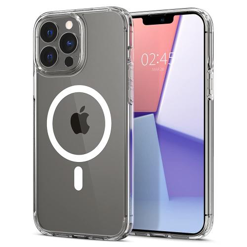Spigen iPhone 13 Pro Max ケース MagSafe対応 マグネット搭載 黄変なし 2重構造 米軍MIL規格取得 耐衝撃 すり傷防止 マグセーフ 適用カバー ワイヤレス充電対応 ウルトラ・ハイブリッド マグ ACS03210 (ホワイト)