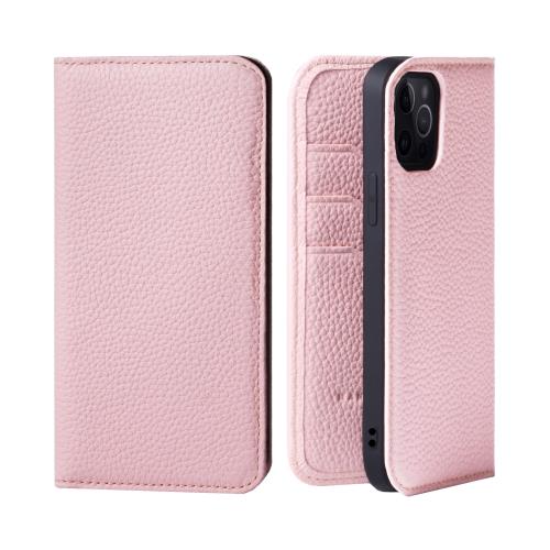 HANATORA iPhone13Pro ケース 手帳型 本革 スマホケース スマホ スタンド コードホルダー 付き シュリンクカーフレザー ギフト マグネットなし ピンク PH-13Pro-Pink 父の日ギフト 父の日 ギフト 誕生日 人気商品 お父さん 服 30代 40代 50代 60代 70代