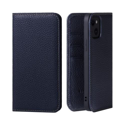 HANATORA iPhone14 ケース 手帳型 本革 スマホケース スマホ スタンド コードホルダー 付き シュリンクカーフレザー ギフト マグネットなし ブルーインディゴ PH-14-BlueIndigo 父の日ギフト 父の日 ギフト 誕生日 人気商品 お父さん 服 30代 40代 50代 60代 70代 7,510円