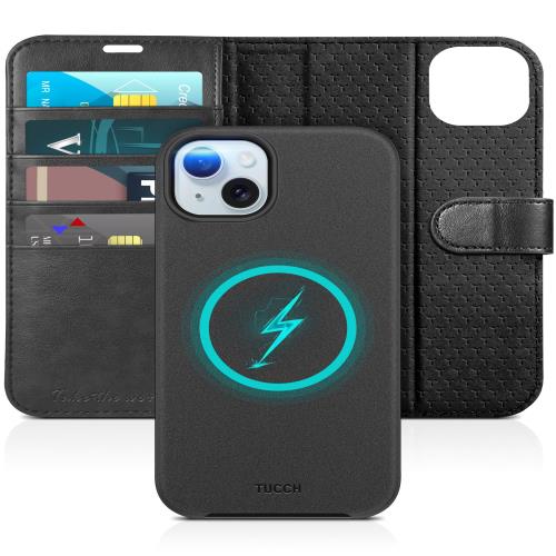 TUCCH iPhone15 Plus 対応 ケース 手帳型 2 in 1 分離式 iPhone 15 プラス ケース 手帳型 取り外し可能 2way 全面保護 [RFIDブロッキング] 高級PU合皮 カードポケット スタンド機能 衝撃吸収 アイフォン15プラスケース 2023年発売 アイフォン15 Plus 6.7インチ 対応 ブラック 4,341円