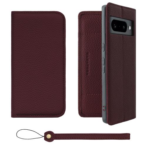 [HANATORA] Google Pixel 7Pro ケース 手帳型 本革 シュリンクカーフレザー スマホケース マグネットなし ブルーグレー : HANATORA Google Pixel 7Pro ケース 手帳型 本革