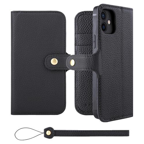 HANATORA iPhone12 ケース 手帳型 本革 スマホケース スマホ スタンド