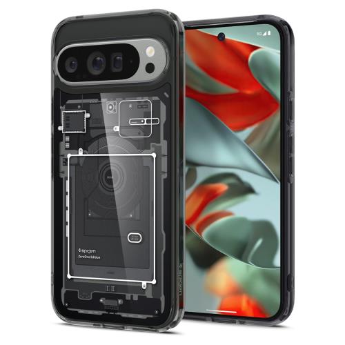 Spigen Pixel9 Pro XL ケース TPU バンパーケース 2重構造 ハイテクデザイン 米軍MIL規格取得 耐衝撃 すり傷防止 黄ばみ無し ワイヤレス充電対応 ウルトラ・ハイブリッド ACS07722(ゼロ・ワン)