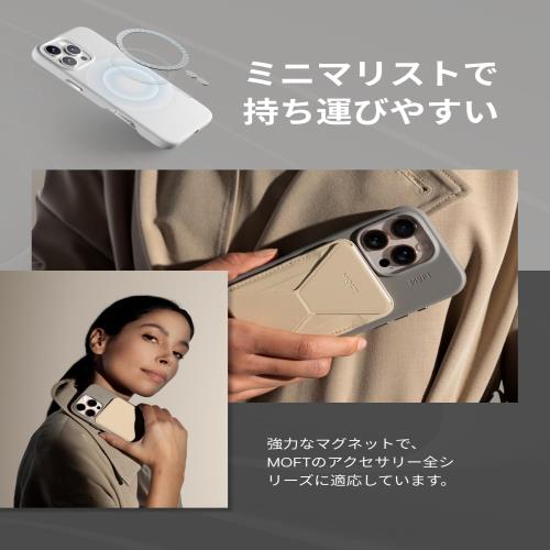 MOFTiPhone 16 Pro ケース MagSafe 対応 保護ケース MOVAS? レザーケース 高耐久 MOFT スマホケース 強力磁力 軽量 ワイヤレス充電対応 側面開口設計 1.6m落下防止 色褪せにくい 高反発ボタン レンズ全面保護_5
