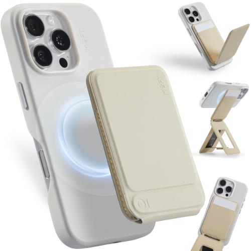 [MOFT]  8-in-1カードケース NFCカード対応 強力磁力 スマホスタンド MagSafe対応ウォレット 超薄型軽量 折りたたみ式 iPhone 16/15/14/13/12シリーズ対応 多角度調整 自撮り/ウェブ会議/動画視聴/タッチ決済/カードキー/Suica対応