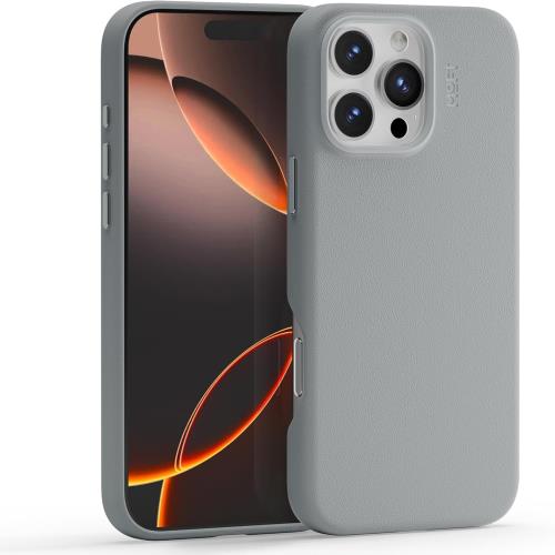 MOFT iPhone 16 シリーズ ケース MagSafe 対応 保護ケース MOVAS? レザーケース 高耐久 MOFT スマホケース 強力磁力 軽量 ワイヤレス充電対応 側面開口設計 1.7m落下防止 色褪せにくい 高反発ボタン レンズ全面保護 (クールグレー, iPhone 16 Pro)