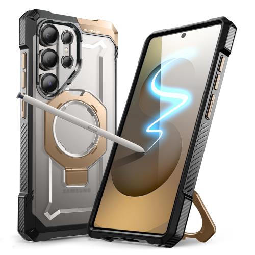 SUPCASE Galaxy S25Ultra ケース (SC-52F / SCG32) MagSefe対応 2025 内蔵リング 横縦両立 超強磁力 黄変防止 耐衝撃 背面透明 ストラップホール付き フィット感 薄型 ワイヤレス充電対応 UBGrip シリーズ