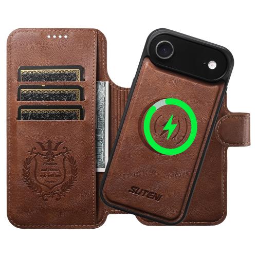 JCGOOD iPhone 17 ケース手帳型 分離式 2in1 取り外し可能 MagSafe対応 いphone 17 ケース手帳カード収納 マグセーフ ワイヤレス充電対応アイフォン17 ケース スタンド機能財布一体型2wayカード入れ マグネット式 本革レザー磁気着脱スマホケース 耐衝撃全面保護携帯ケース ア