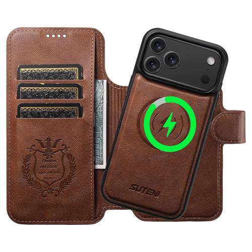 JCGOOD iPhone 17 Pro Max ケース手帳型 分離式 2in1 取り外し可能 MagSafe対応 いphone 17promax ケース手帳カード収納 マグセーフ ワイヤレス充電対応アイフォン17 プロ マックス ケース スタンド機能財布一体型2wayカード入れ マグネット式 本革レザー磁気着脱スマホケース