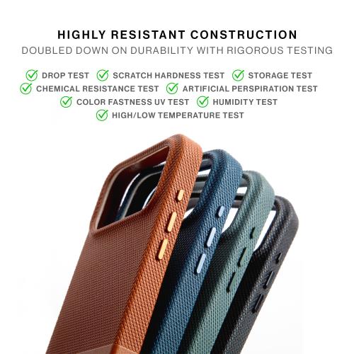 Native Union (Re)Classic Case 3.0 - ネイティブユニオン MagSafe対応、内蔵マグネット - 高耐久性・再生素材使用 - 1.8m/6ft 耐落下保護 iPhone 17 Pro Max（スレートグリーン/Slate Green）_8