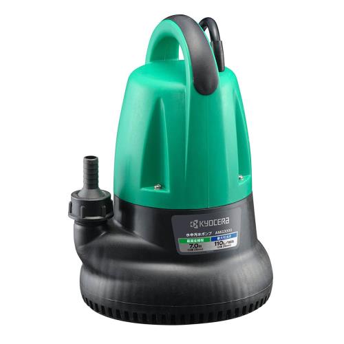 京セラKyocera 旧リョービ プロ用 ポンプ 50Hz AMG3000 698350A グリーン/ブラック 土木・建築現場の排水から農業・園芸用の排水、灌水などに最適 最高全揚程7m 最大吐出量110L 最大通過粒径3mm 運転開始水位100mm 運転可能最低水位15mmの通販は 15,181円