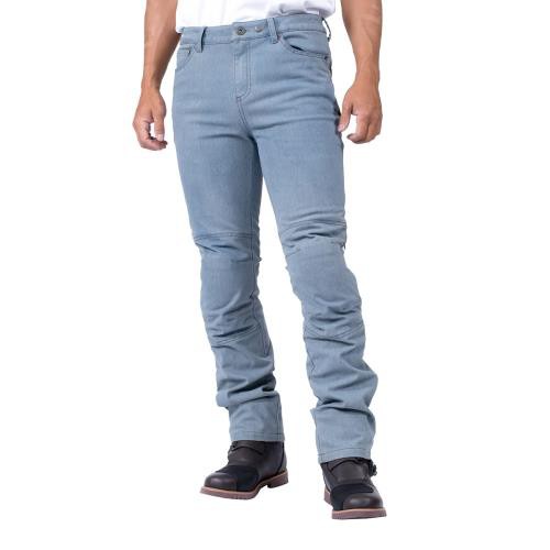 コミネKOMINE バイク用 WJ-927R プロテクトウインドプルーフウォームジーンズ Washed Indigo Sの通販は
