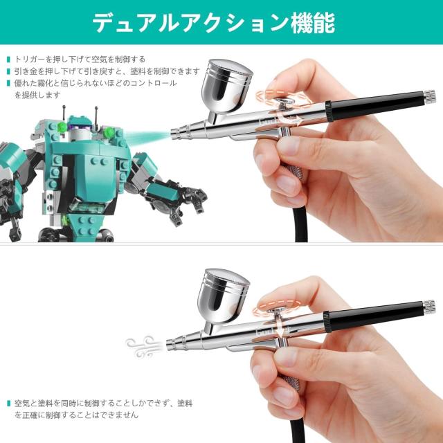 エアーブラシ コンプレッサー ミニエアブラシセット 3段階圧力制御 Amazon.co.jp: Oasser エアブラシ セット ミニコンプレッサー