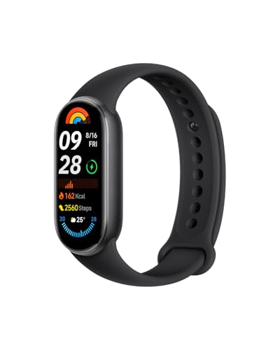 Xiaomi Smart Band 9 スマートウォッチ 21日間連続使用 ディスプレイ輝度強化 環境光センサー搭載 クイックリリース構造 150種類スポーツモード スマートバンド 着信通知・LINEアプリ通知 iPhoneAndroid対応 ミッドナイトブラックの通販は 5,760円