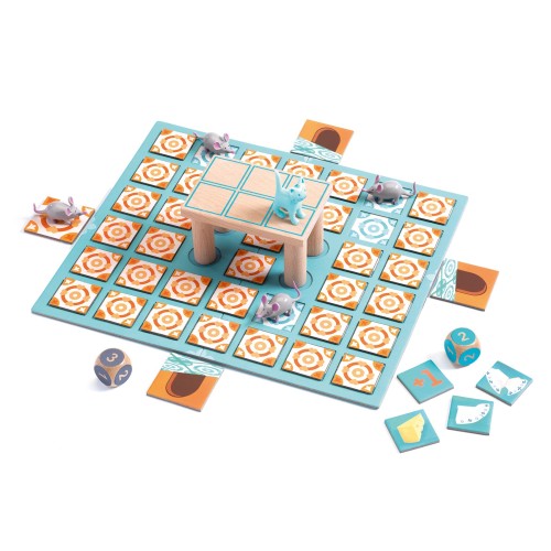 DJECO ジェコ チョップ チョップ ボードゲーム 陣取りゲーム 動物 知育 2〜5人用 お家時間 モンテッソーリ 6歳 7歳 8歳 9歳 10歳 男の子 女の子 入学祝い 小学生 プレゼント ギフト おもちゃ 子供 キッズ 誕生日 運動会 ハロウィン 秋の夜長 (DJ08401)