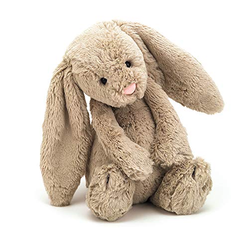 Jellycat(ジェリーキャット) バシュフル バニー M ぬいぐるみ ウサギ 座高20cm ベージュ