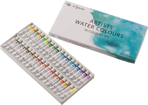 クサカベ(KUSAKABE) 透明水彩絵具 36色セット 5ml(2号)_1