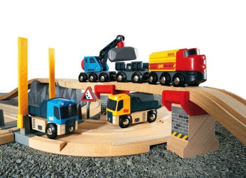 BRIO レール＆ロード採石セット 33210