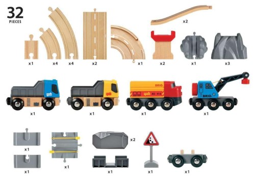 BRIO レール＆ロード採石セット 33210